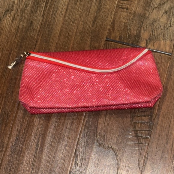 NWOT! LACOME Special Edition Superstar Pink Clutch Makeup Bag - Picture 1 of 8
